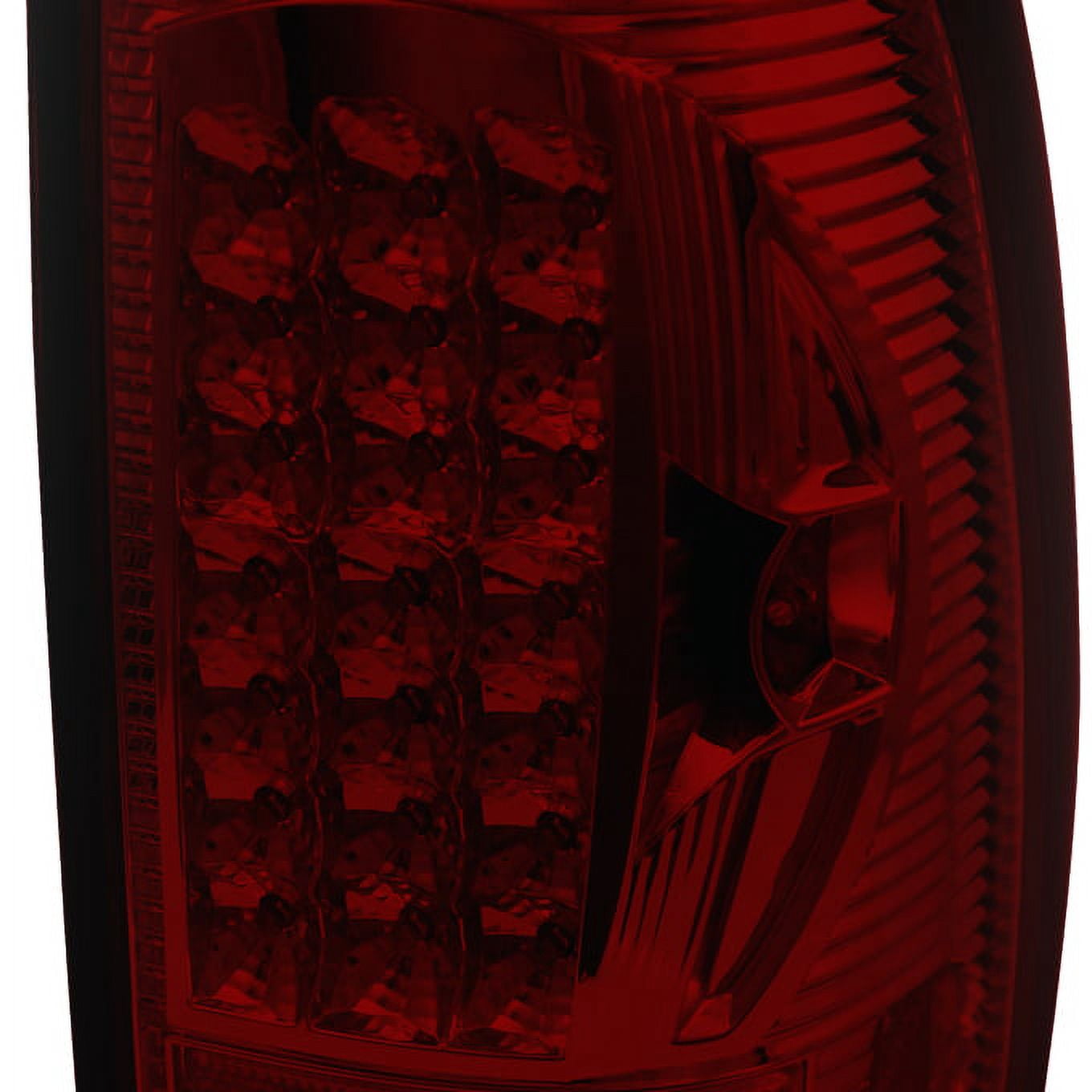 AKKON - For 97-03 Ford F150 F-150 Pickup Truck Styleside Model Red Smoke LED Tail Lights Brake Lamps Pair Pair