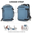 thumbnail image 6 of Smicure Travel carry on Backpack Laptop  17.5 Inch Business Anti Theft Slim Sturdy College School Computer Bag.(Light Blue), 6 of 8