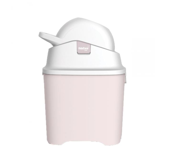 OdoCare One Diaper Pail, Pink