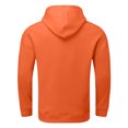 thumbnail image 3 of Orange Hoodie Women Mens Oversized Hoodies Fall Sweatshirt Winter Fleece Hooded Collar Drawstring Pullover With Pockets, 3 of 7