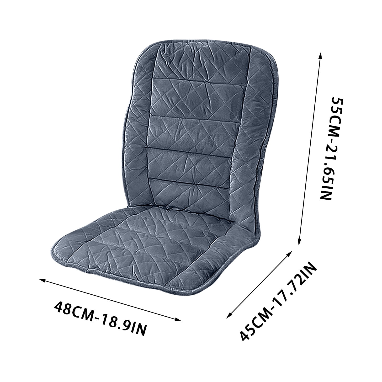 Heated Seat Cushion,Office Chair Warmer with Lumbar Support,Electric Heating Pad for Long Sitting,Back Pain Relief,Warm Fart Cushion for Car Home Desk,Integrated Design Winter Cushion