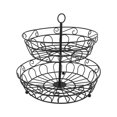 thumbnail image 4 of Fruit Basket Black Iron European Style Double Layer Fruit Storage Basket Removable Home Kitchen Snack Storage Holder, 4 of 20