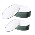 thumbnail image 2 of HLONK 20pcs Small Oval Craft Mirrors Glass Mosaic Tile Pieces for DIY Craft Projects, 2 of 11