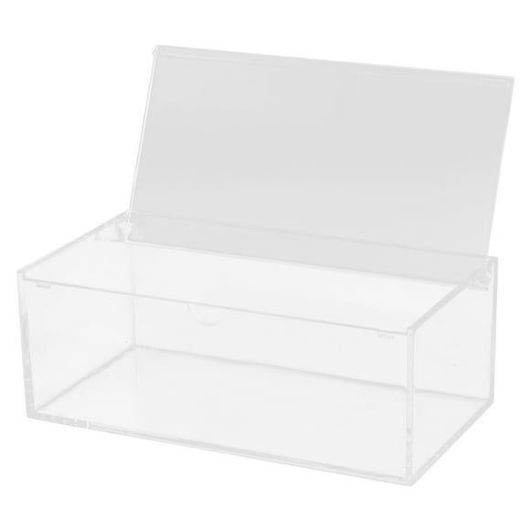 Caja transparente con tapa para guardar artículos diversos. Caja para detergente en polvo. Organizador de lavandería. Caja de gran capacidad para detergentes.