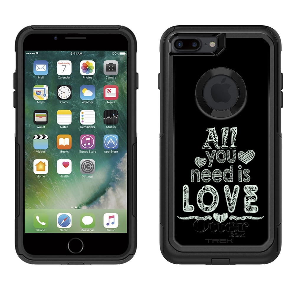Otterbox Commuter Apple iPhone 7 Plus Case , All You Need is Love Chalk Apple iPhone 7 Plus OtterBox Case
