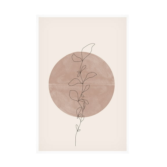 THE MIUUS STUDIO 'Line Flower' Canvas Art