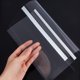 thumbnail image 4 of 50 hojas de pegatinas de plástico finas, película protectora de sellado rectangular, PET transparente, corte libre para moldes de coctelera de resina de silicona, arenas movedizas, colgantes, joyería, 4 of 8