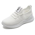 thumbnail image 2 of Zapatillas de deporte para mujer Zapatos para correr con cordones para caminar para actividades al aire libre (40) Blanco Wdftyju Tenis De Mujer Tenis De Hombre, 2 of 6