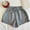Gray, variant on AXXD Shorts For Women Clearance Under $10,High Waist Ladies Wide Leg Solid Jeans Short Maternity Shorts Black 8