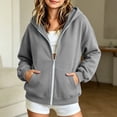 thumbnail image 2 of Shadoumai Girls Long Sleeve Hooded Pullover Sweatshirt Solid Color Loose Casual Daily Outfit Top for Everyday Wear, 2 of 4
