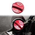 thumbnail image 3 of Tapa de aceite de motor de aleación de aluminio, cubierta de radiador decorativa para Dodoge Charger 2011-2021, accesorios para automóvil, color rojo, 3 of 5