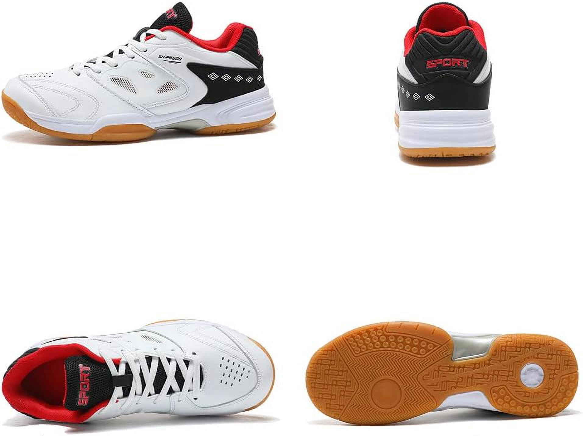 Scarpe Da Badminton/tennis Tavolo PENXZT Uomo, Tomaia Mesh Traspirante, Suola Gomma Morbida Antiscivolo - Per Interni, Allenamento, Sport Leggeri