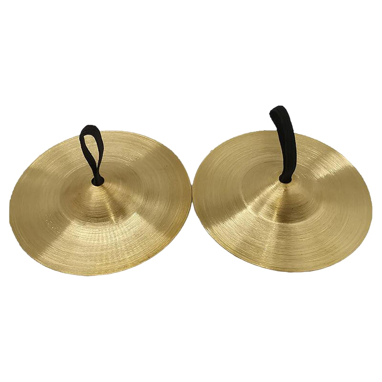 Hand Cymbals Kids Handheld Cymbals Musical Instrument copper Crash Cymbal for Kids ,Finger Cymbals for Activity, Events, Chorus, Presentations 9cm - image 4 of 8