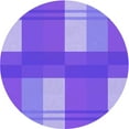 thumbnail image 1 of Ahgly Tapis d'Intérieur Lavable en Machine Carré Transitionnel Aztech Violet, 3 Pieds Carré, 1 of 7