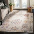 thumbnail image 4 of SAFAVIEH Bristol Regena Southwestern Polyester Area Rug, Light Grey/Blue, 9' x 12', 4 of 5