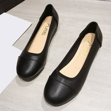 

Tangnade Women s Casual Shoes Women s Shoes Fashionable Mid-heel Comfortable Soft Sole Casual Shoes Black 39