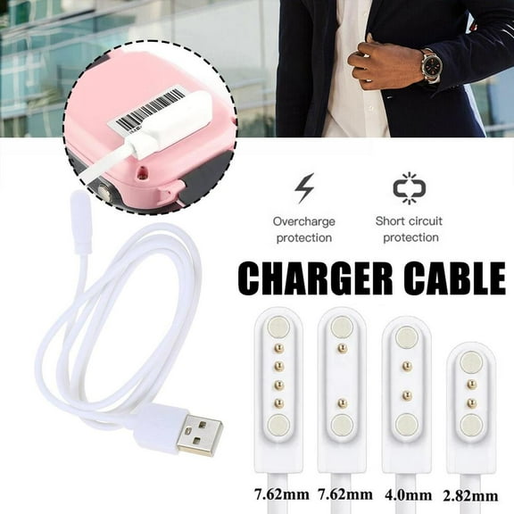 QHUDLV Magnetic Chargers Charging Cables 2Pin 4Pin Distance M8I2 w/ For Smart