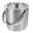 Silver, variant on Howish gold ice bucket Stainless Steel Ice Bucket with Lid & Tong for Bar & Home(6.1"X5.51"X5.51")