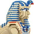 thumbnail image 2 of HI-REEKE Architecture Micro Mini Building Block Set Egypt Sphinx Plastic Building Kit Toy Gift Multi Color, 2 of 5
