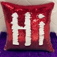 thumbnail image 3 of Housse de Coussin à Sequins Sirène, Housse de Coussin Magique Changeant de Couleur, 3 of 5