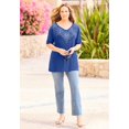 thumbnail image 2 of Catherines Women's Plus Size Embellished Dolman Tunic, 2 of 2