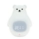 thumbnail image 1 of Luz recargable de la noche del estudiante del usb del silicón de la luz de la noche del despertador del oso blanco grande, 1 of 5