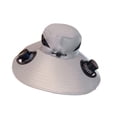 thumbnail image 4 of Sombrero de pesca con ventilador ar para exteriores, transpirable, de ancha y ajustable, con protección ar Gris, 4 of 8