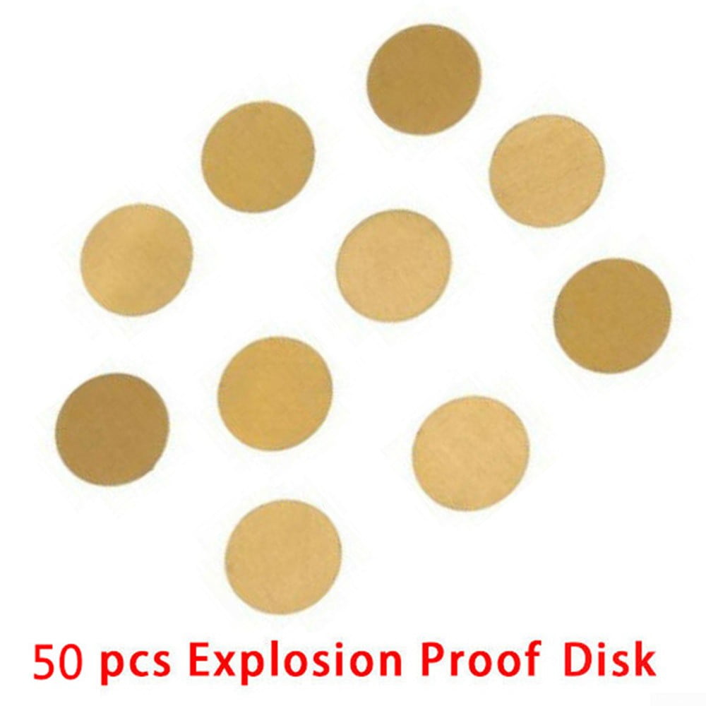 50pcs Steel Explosion Proof Disk-6.5mm For YONG HENG 30MPa Air-Compressor 