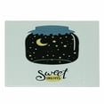 thumbnail image 1 of Saying Cutting Board, Night Sky in a Bottle with Hand Drawn Moon and Stars in a Jar, Decorative Tempered Glass Cutting and Serving Board, Small Size, Slate Blue Dark Blue, by Ambesonne, 1 of 1