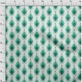thumbnail image 4 of oneOone Cotton Silk Sea Green Fabric Asian Ikat Sewing Craft Projects Fabric Prints By Yard 42 Inch Wide, 4 of 4