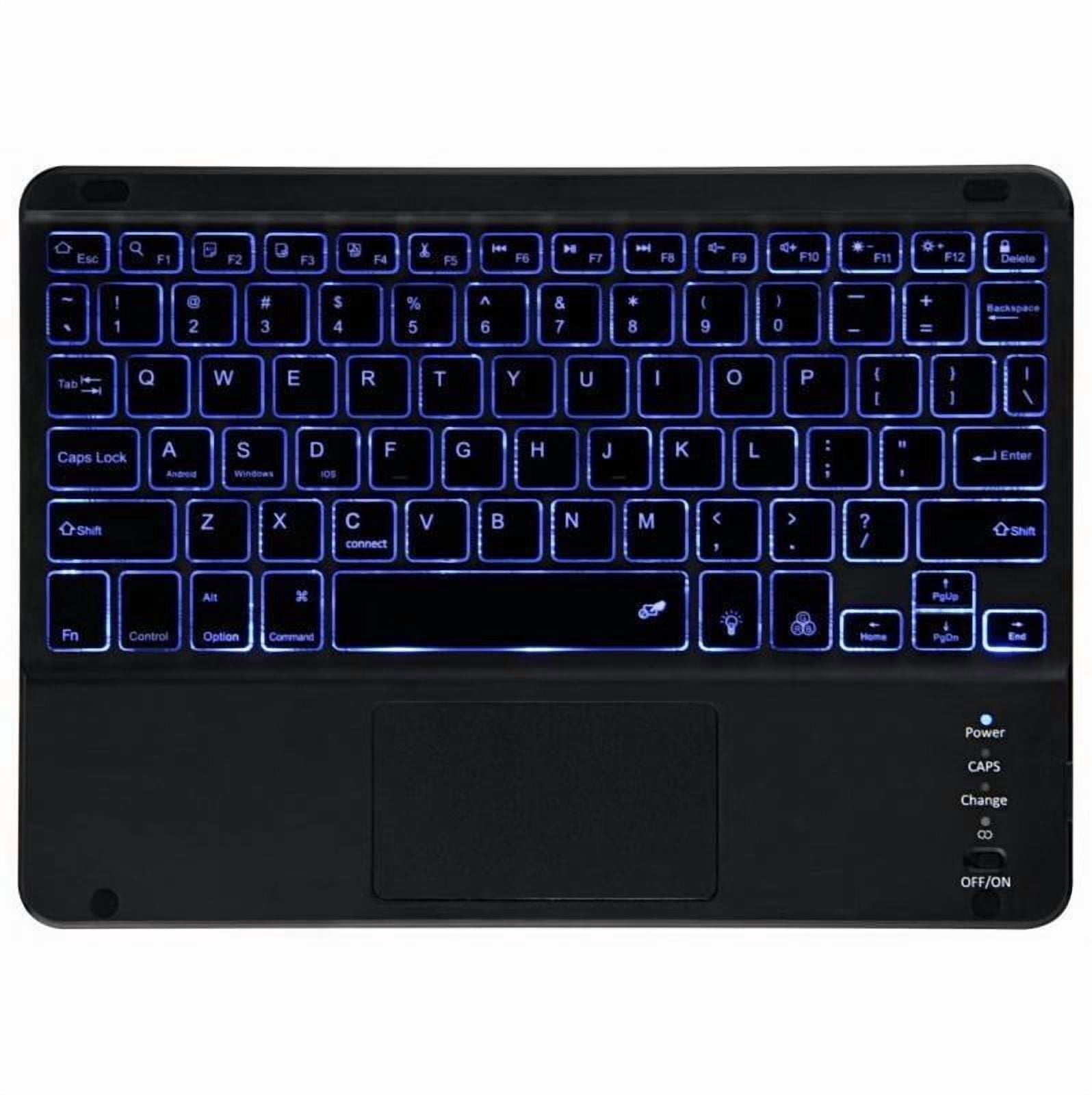 10 Inch Bluetooth Touch Keyboard Suitable For IPad, Apple, Android Mobile Phone Universal Keyboard Multifunctional Key Backlight