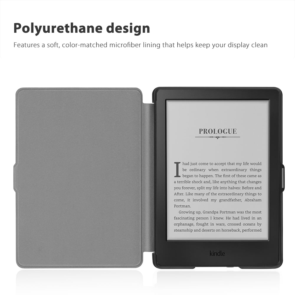 Wake Mist Forest Black Will not fit Paperwhite 10th Generation PU Smart Case Cover fits for  Kindle E-Reader Paperwhite 7th 8th Generations 2016 Prior to 2018 Auto Sleep 