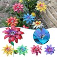 thumbnail image 2 of VALINK Simulation Flower Decoration Wrought Iron Creative Handmade Crafts Decor for Home Garden Courtyard, 2 of 7