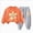 Orange 0726, variant on Toddler Baby Girl Clothes 12 24 Months 2T 3T 4T 5T 6T 7T 8T Fall Winter Outfits Floral Print Long Sleeve Sweatshirt Pant Sets Orange Size 2-3 Years