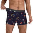 thumbnail image 2 of Kdxio Men's Boxer Briefs with Mushrooms3 Print - Comfortable and Breathable Underwear for Everyday Wear, 2 of 7