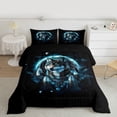thumbnail image 2 of Castle Fairy Animal Wolf Twin Comforter Sets,Bohemian Dreamcatcher Bedding Set, 2 of 8