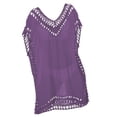 thumbnail image 1 of Cathalem Chemise de Plage pour Femmes, Robe Débardeur, Violet A, 1 of 5