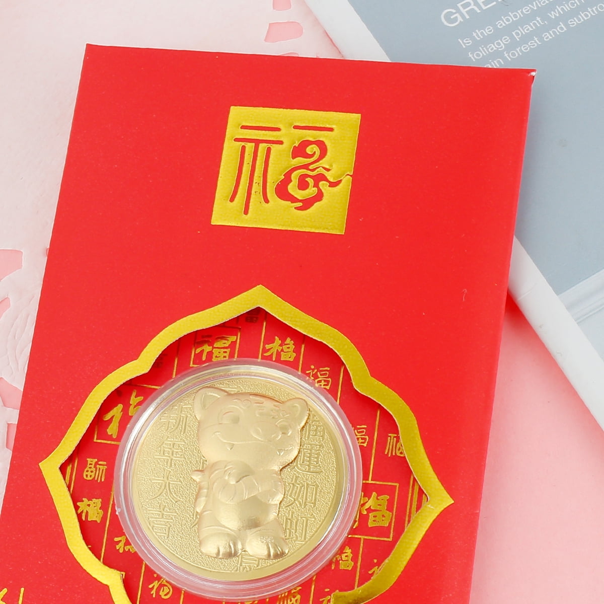 COMONS Chinese Red Envelopes Lucky Money Hongbao Red Packets Lai See Cash Pockets for Chinese New Year 2023 Spring Festival(DaJiDaLi, 24pc)