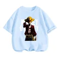thumbnail image 2 of Camiseta de One Piece de Anime, ropa para niños de Sonic, camiseta de Luffy, ropa para niños, camiseta de Zorro, camisetas de manga corta de verano para adolescentes, 2 of 5