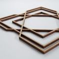 thumbnail image 5 of Ekena Millwork 7 3/8"W x 7 3/8"H x 1/4"T Extra Small Lakewood Decorative Fretwork Wood Wall Panels, Hickory, 5 of 18