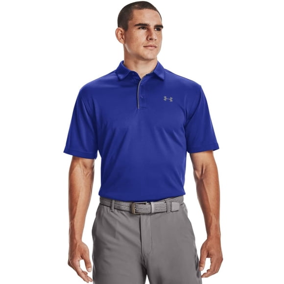 Under Armour Men's Tech Polo, Royal//Graphite, 3X-Large Tall