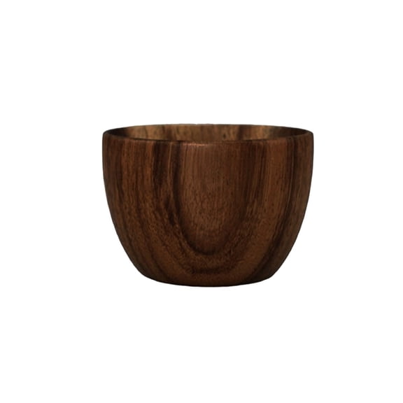 Acacia Wood Flat Bottomed Mixing Bowl,Wood Salad Bowl Large Solid Hardwood Salad Wooden Bowl Wooden Salad Bowls for Wood Fruit Bowl Mixing Bowl Salad Serving Bowl