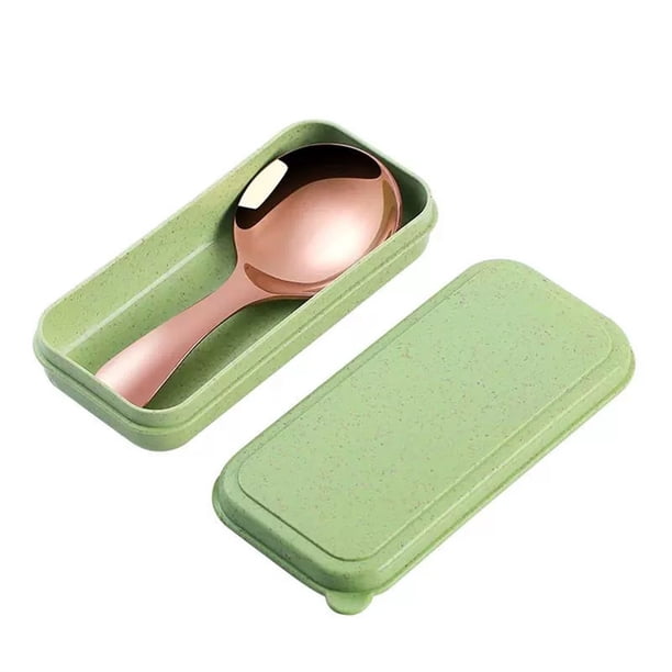Cuchara corta, cucharón de sopa de acero inoxidable, cucharón de sopa for el hogar, cuchara de té redonda pequeña, cuchara de arroz for niños, cuchara de helado