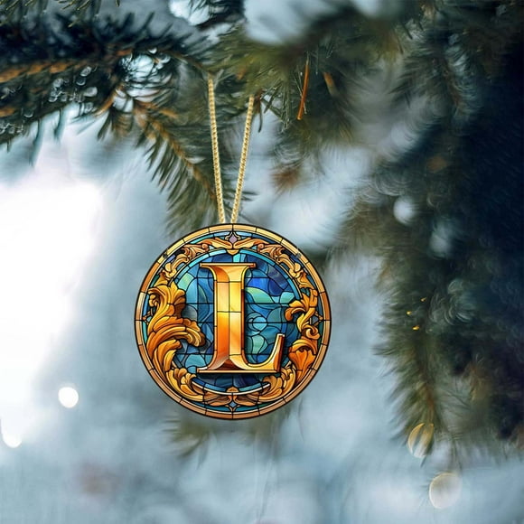 Personalized Christmas Ornaments,Personalized Home Ornaments Letter Name Ornaments Customized Initial Ornaments Christmas Gifts Family Souvenirs Monogram Ornaments,Christmas Gifts for Kids