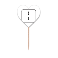 thumbnail image 1 of Keyboard Symbol 1 Art Deco  Fashion Toothpick Flags Heart Lable Cupcake Picks, 1 of 3