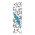 thumbnail image 2 of Gango Home Décor Traditional What if I Fail?, Live a Beautiful Life, & Happiness is a Direction by Deb Strain (Ready to Hang); Three 8x18in Brown Framed Prints, 2 of 6