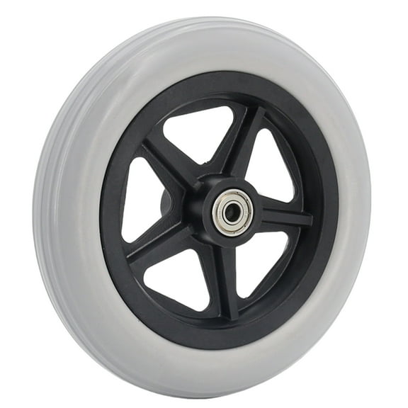 7inch PU wheels, suitable for electric scooters, heavy-duty wheelchairs, solid tire replacement parts