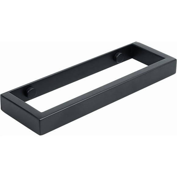 Alise Barre à Serviettes de Bain, Porte-Serviettes Mural, Porte-Serviettes pour Salle de Bain et Lavabo, Rail à Serviettes en Acier Inoxydable SUS304 de 8 Pouces, Noir Mat GJF020-B