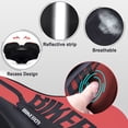 thumbnail image 2 of Bike Seat Cushion Bicycle Silicone Seat Breathable Padded with Rain Cover 11Inches X 7Inches Red, 2 of 7