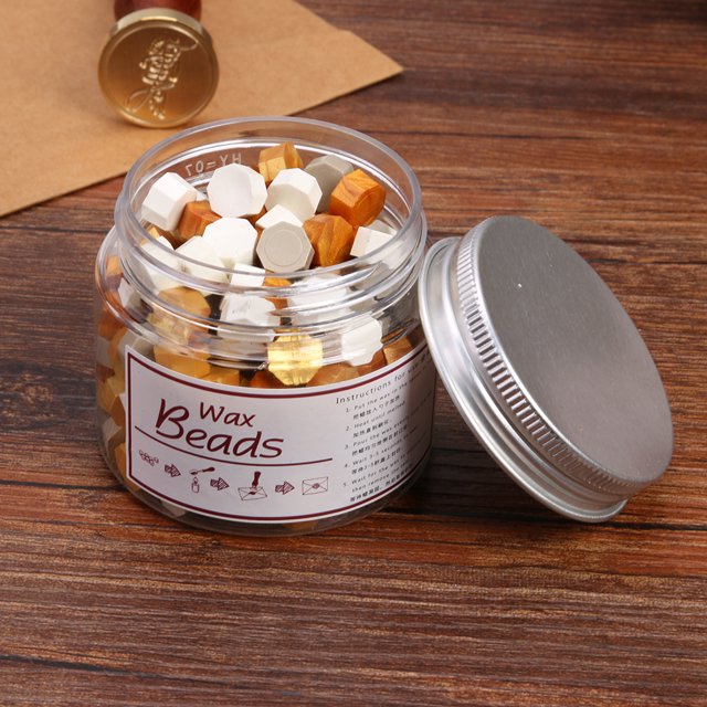 Cuadros Decorativos 170 cuentas de píldoras para tabletas con sello de cera octágono para sellos de sellado DIY para bodas (1) DQrwqpou Nuevos Originales